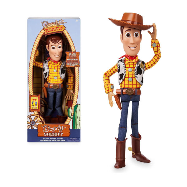 DISNEY Official Woody Interactive Talking Action Figure from Toy Story 4